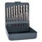 ALPEN Hss Sprint Drill Bit Set 25 Piece 1-13mm X 0.5 In Metal Case